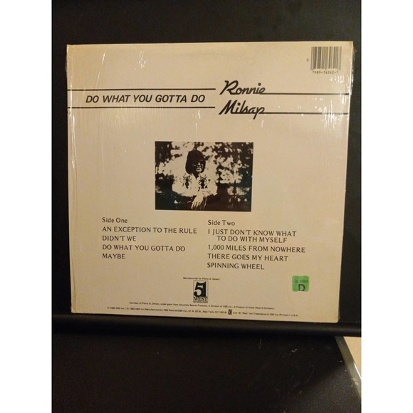 Ronnie Milsap- Do What You Gotta Do -Vinyl LP Records Album- Vintage 1982 - Picture 2 of 5